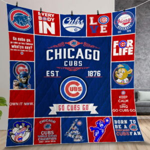 Mlb Chicago Cubs 17 Quilt Gift For Christmas Birthday Thanksgiving