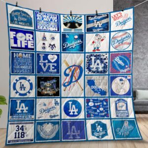 Mlb Los Angeles Dodgers Quilt Gift For Christmas Birthday Thanksgiving
