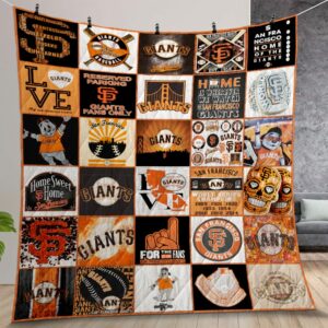 Mlb San Francisco Giants Quilt Gift For Christmas Birthday Thanksgiving