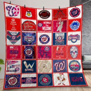 Mlb Washington Nationals Quilt Gift For Christmas Birthday Thanksgiving