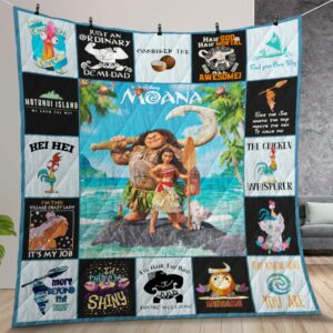 Moana Quilt Gift For Christmas Birthday Halloween