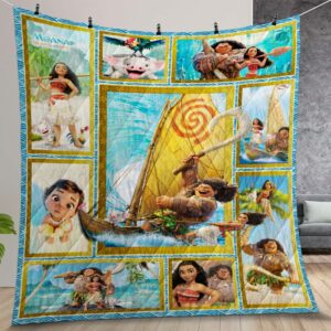 Moana Quilt Gift For Christmas Birthday Thanksgiving 2