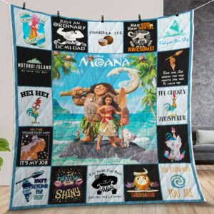 Moana Quilt Gift For Christmas Black Friday Thanksgiving