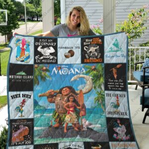 Moana Quilt Gift For Family On Christmas Black Friday Cyber Monday