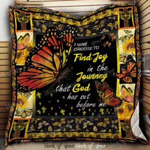 Monarch Butterfly I Will Choose To Find Joy In The Journey Gift For Family On Christmas Black Friday Black Friday