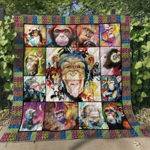 Monkey Quilt Gift For Fans Christmas Black Friday Black Friday