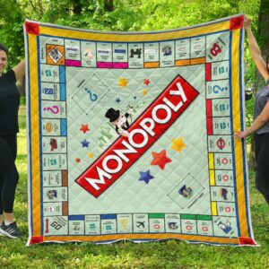 Monopoly Board Game Quilt Gift For Family On Christmas Black Friday Cyber Monday