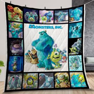 Monsters Inc Quilt Gift For Family On Christmas Black Friday