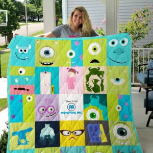 Monsters Inc Quilt Gift Ideas For Fans on Christmas