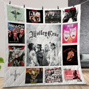 Motley Crue Album Covers Quilt Gift For Christmas Black Friday Thanksgiving