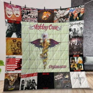 Motley Crue Quilt Gift For Christmas Birthday Halloween