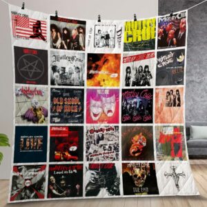 Motley Crue Quilt Gift For Christmas Birthday Thanksgiving Version 5