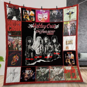 Motley Crue Style 3 Album Covers Quilt Gift For Family On Christmas Black Friday