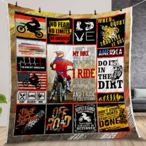 Motocross Ps150B Quilt Gift For Family On Christmas Black Friday