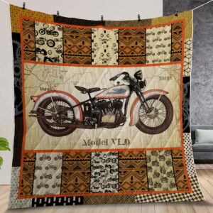 Motorcycles Pattern Customized Quilt Gift For Fans Christmas Black Friday