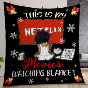 Movies Watching 2 Quilt Gift For Christmas Birthday Thanksgiving