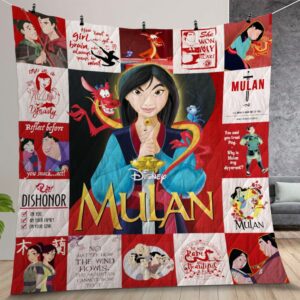 Mulan Quilt Gift For Christmas Birthday Halloween