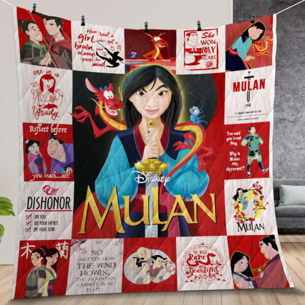 Mulan Quilt Gift For Christmas Black Friday Thanksgiving