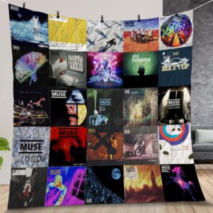 Muse Band Quilt Gift For Christmas Birthday Halloween
