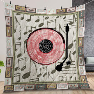 Music Vinyl Record Funk Jazz Rock Customized Quilt Gift For Fans Christmas Black Friday