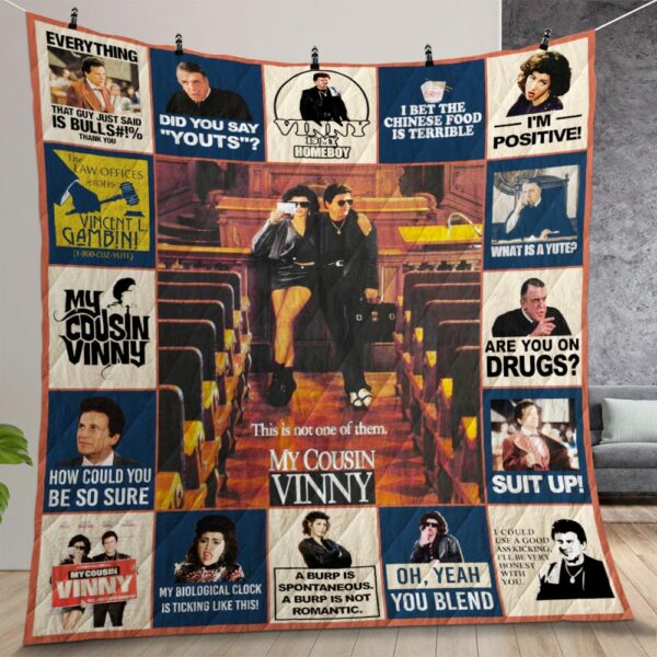My Cousin Vinny Quilt Gift For Christmas Birthday Halloween