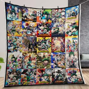 My Hero Academia Quilt Gift For Family On Christmas Black Friday