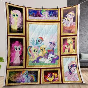 My Little Pony The Movie Quilt Gift For Christmas Black Friday Thanksgiving