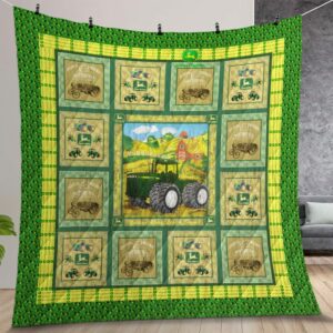 My Tractor Quilt Gift For Christmas Birthday Thanksgiving