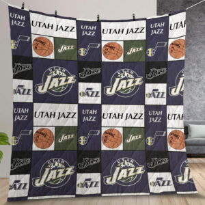 NBA Logo Utah Jazz Quilt Gift For Christmas Birthday Thanksgiving