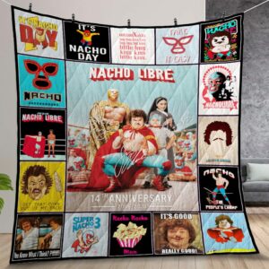 Nacho Libre Quilt Gift For Christmas Birthday Thanksgiving Version 2