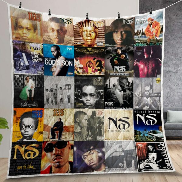 Nas Album Covers Quilt Gift For Christmas Birthday Halloween