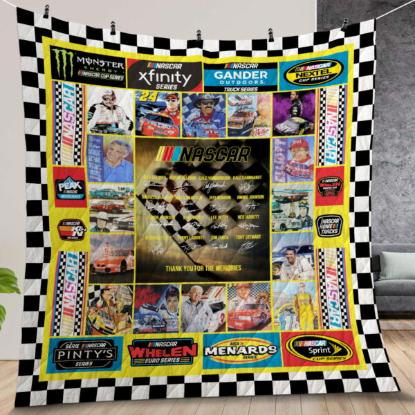 Nascar Legends Quilt Gift For Christmas Birthday Halloween