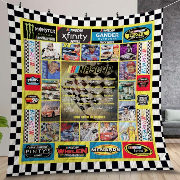 Nascar Legends Quilt Gift For Christmas Birthday Thanksgiving