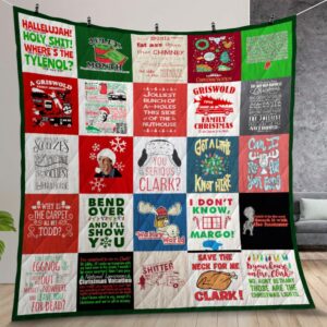 National Lampoons Christmas Vacation Quilt Gift For Christmas Birthday Halloween
