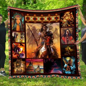 Native America Tribes Perfect Gifts For Native American Culture Lover Quilt Gift Ideas For Fans on Christmas