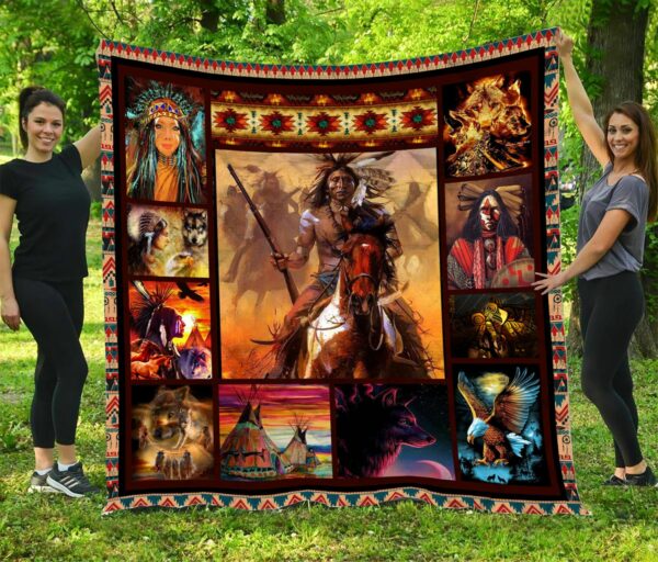 Native America Tribes Perfect Gifts For Native American Culture Lover Quilt Gift Ideas For Fans on Christmas