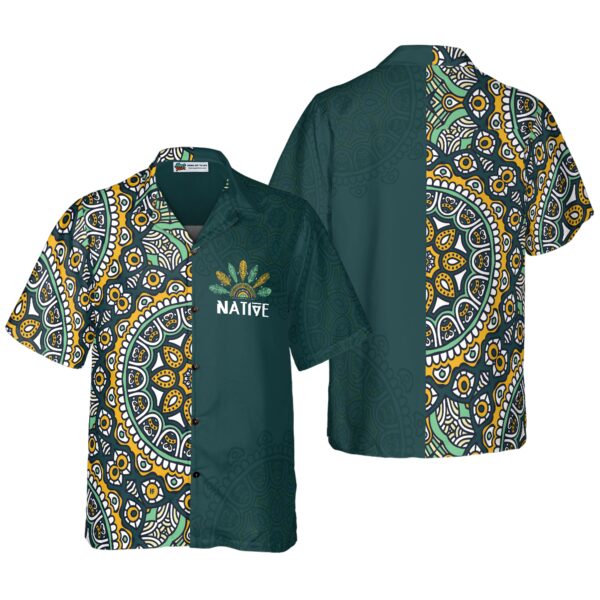Native American Mandala Style Limited Edition Hawaiian Shirt Native American Vintage Seamless Pattern Shirt 1