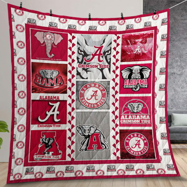 Ncaa Alabama Crimson Tide Quilt Gift For Christmas Birthday Thanksgiving Version 2