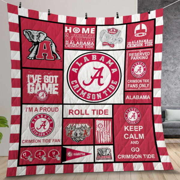 Ncaa Alabama Crimson Tide Quilt Gift For Christmas Birthday Thanksgiving Version 4