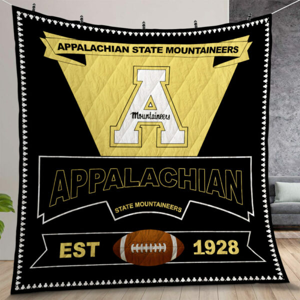 Ncaa Appalachian State Mountaineers Quilt Gift For Christmas Birthday Thanksgiving Version 4