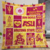 Ncaa Arizona State Sun Devils Quilt Gift For Christmas Birthday Thanksgiving Version 4