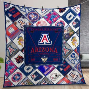 Ncaa Arizona Wildcats Quilt Gift For Christmas Birthday Thanksgiving Version 1