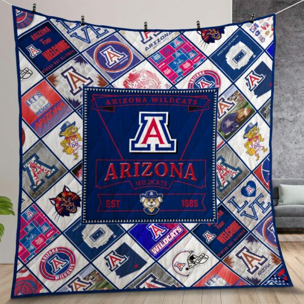 Ncaa Arizona Wildcats Quilt Gift For Christmas Birthday Thanksgiving Version 1