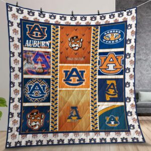 Ncaa Auburn Tigers Quilt Gift For Christmas Birthday Thanksgiving Version 3
