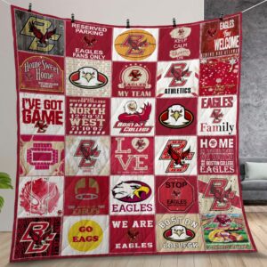 Ncaa Boston College Eagles Quilt Gift For Christmas Birthday Thanksgiving