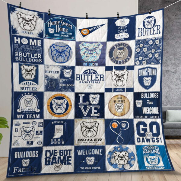 Ncaa Butler Bulldogs Quilt Gift For Christmas Birthday Thanksgiving