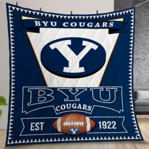 Ncaa Byu Cougars Quilt Gift For Christmas Birthday Thanksgiving Version 1