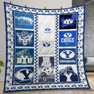 Ncaa Byu Cougars Quilt Gift For Christmas Birthday Thanksgiving Version 3