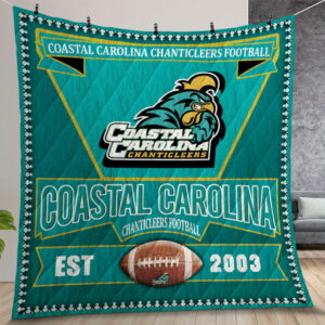 Ncaa Coastal Carolina Chanticleers Quilt Gift For Christmas Birthday Thanksgiving Version 4