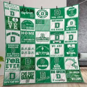 Ncaa Dartmouth Big Green Quilt Gift For Christmas Birthday Thanksgiving